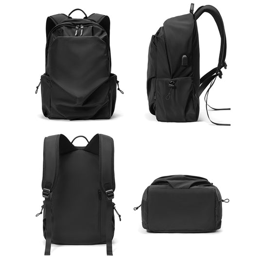 cxs-7103 Multifunctional Oxford Laptop Bag Backpack (Black) by bashfashion