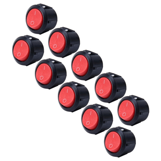 10 PCS Car Auto Universal DIY 2 Pin Round Cap OFF- ON Push Button by bashfashion