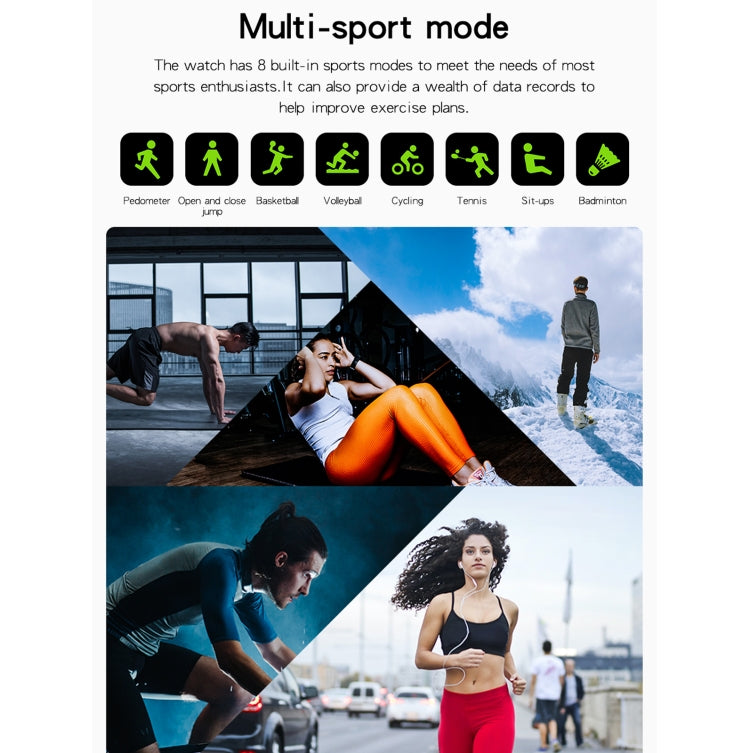 GT20 1.69 inch TFT Screen IP67 Waterproof Smart Watch, Support Music Control / Bluetooth Call / Heart Rate Monitoring / Blood Pressure Monitoring, Style:Steel Strap(Pink) by bashfashion