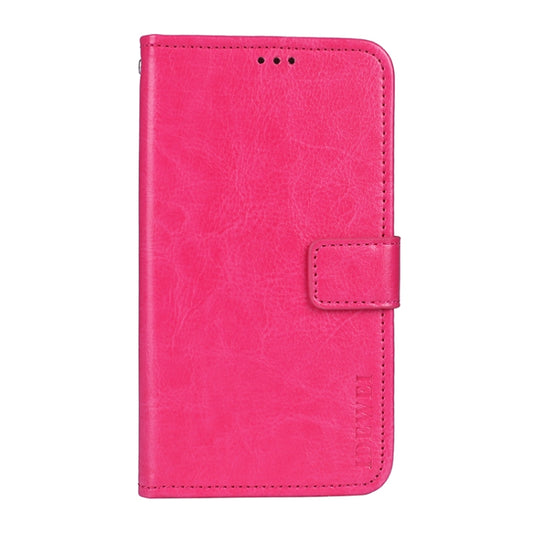 For Lenovo K13 Note idewei Crazy Horse Texture Horizontal Flip Leather Case with Holder & Card Slots & Wallet(Rose Red) by idewei