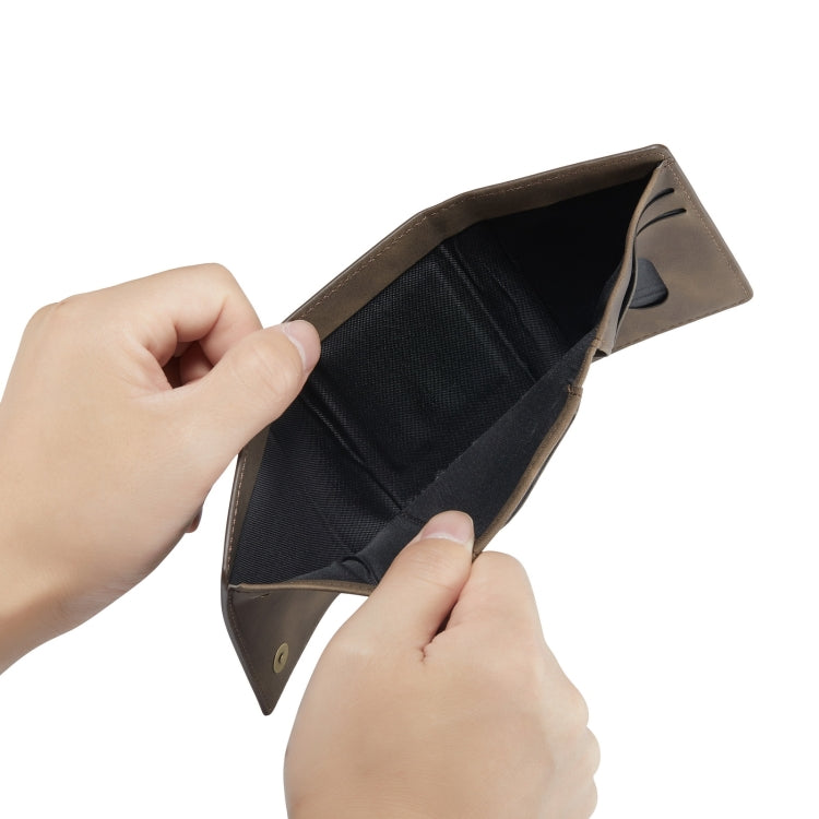 DG.MING M1 Series 3-Fold Multi Card Wallet(Coffee) by DG.MING