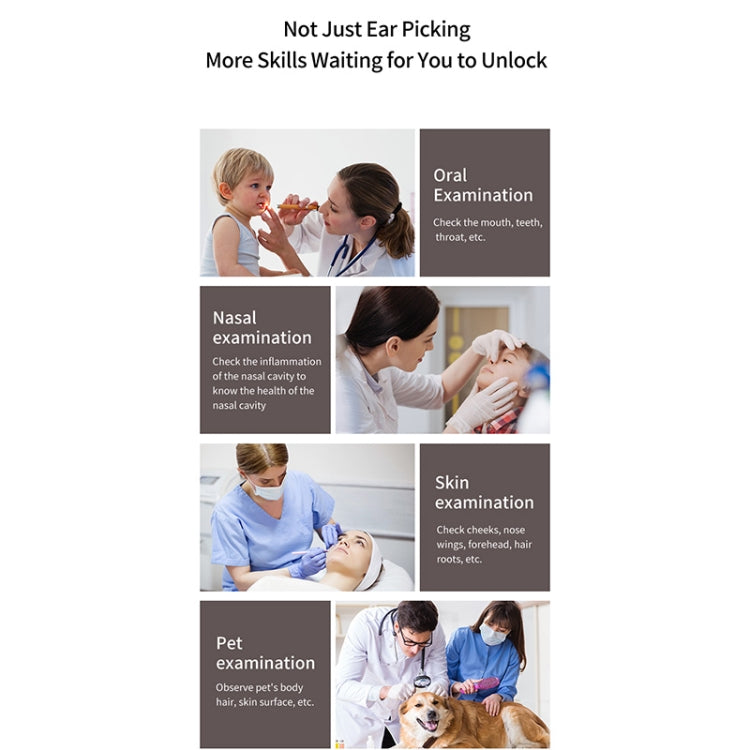 T6 Portable Wireless Smart Visual Earpick Earwax Removal Tool(Yellow) by bashfashion