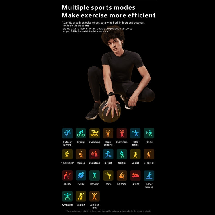 Q9 Pro 1.7 inch TFT HD Screen Smart Watch, Support Body Temperature Monitoring/Heart Rate Monitoring(Blue) by bashfashion