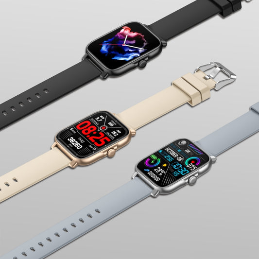 GT30 1.69 inch TFT Screen Smart Watch, TPU Bnad IP67 Waterproof Support Bluetooth Call / Multiple Sports Modes(Silver) by bashfashion