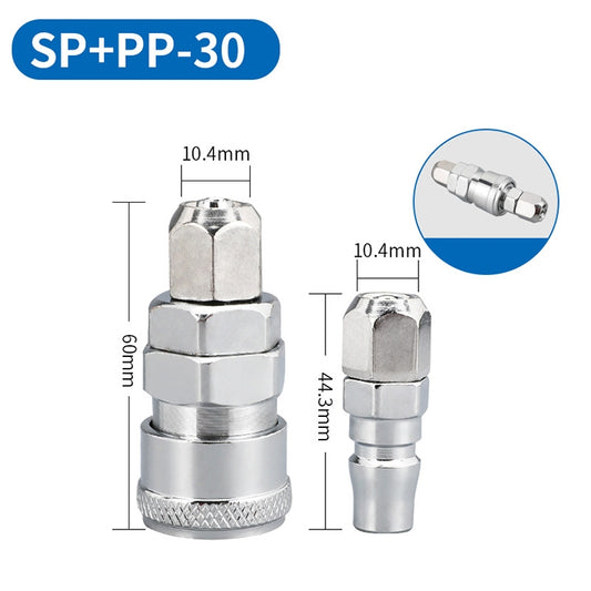 LAIZE SP+PP-30 10pcs C-type Self-lock Air Tube Pneumatic Quick Fitting Connector by LAIZE