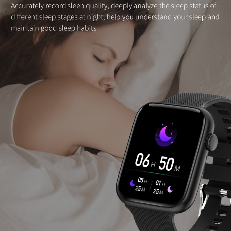 HT15 1.85 inch Silicone Band IP67 Waterproof Smart Watch, Support Bluetooth Calling / Sleep Monitoring(Gold) by bashfashion