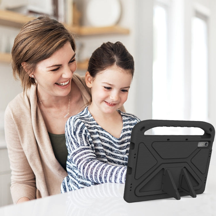 For Lenovo Tab P11 Gen 2 11.5 Handle EVA Shockproof Tablet Case with Holder(Black) by bashfashion