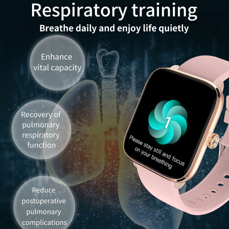 T20 1.96 inch IP67 Waterproof Silicone Band Smart Watch, Supports Dual-mode Bluetooth Call / Heart Rate Monitoring(Gold) by bashfashion