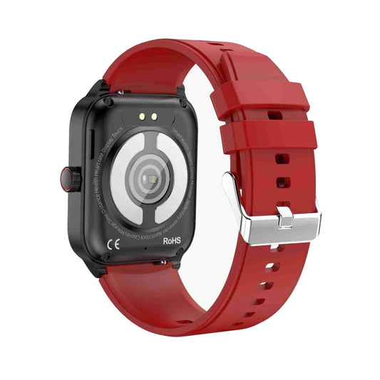 ET540 1.91 inch IP67 Waterproof Silicone Band Smart Watch, Support ECG / Non-invasive Blood Glucose Measurement(Red) by bashfashion