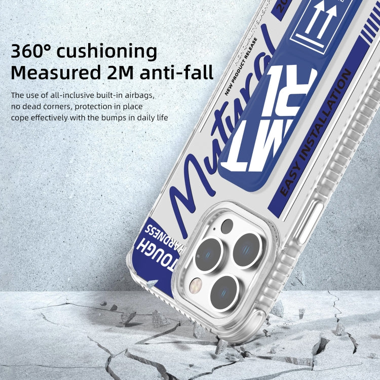 For iPhone 15 Pro Max Mutural Wing Flash Series TPU Phone Case with IML Stand(Green) by Mutural