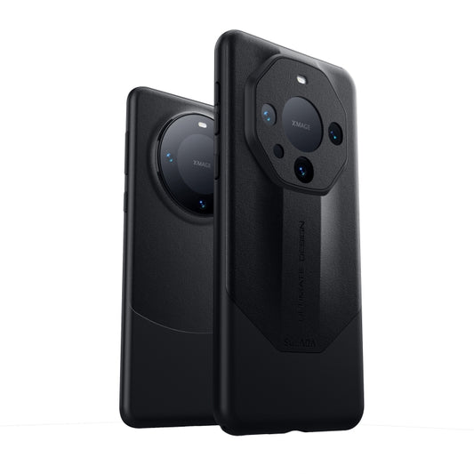 For Huawei Mate 60 RS Ultimate SULADA Plain Leather + PC Shockproof Phone Case(Red) by SULADA