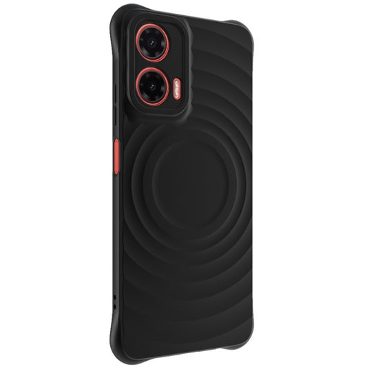 For Motorola Moto G35 5G IMAK UC-6 Series Manbo Frosting Soft Phone Case(Black) by imak