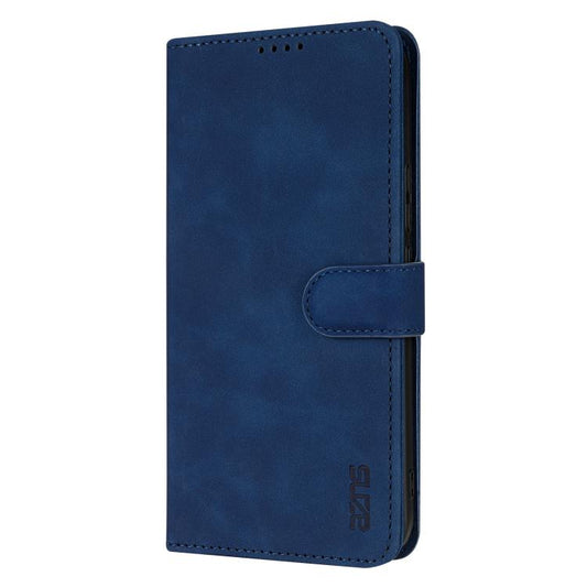 For Samsung Galaxy A26 5G AZNS Skin Feel Calf Texture Flip Leather Phone Case(Blue) by AZNS