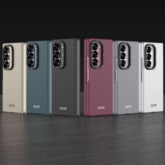 For Samsung Galaxy Z Fold6 GKK Integrated Simple Trendy Shockproof Phone Case(Mountain Gray) by GKK