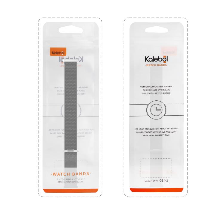 For Huawei Watch Fit3 Kalebol Hook and Loop Nylon Strap(Grey Blue) by Kalebol