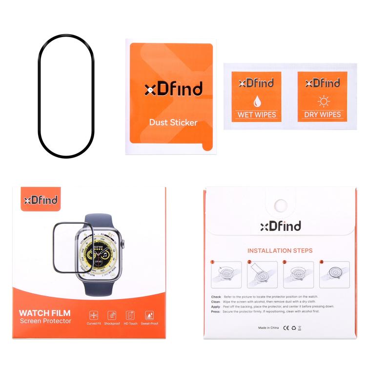 For Xiaomi Smart Band 10 2pcs xDfind Curved 3D Composite Material Soft Film Screen Protector by xDfind