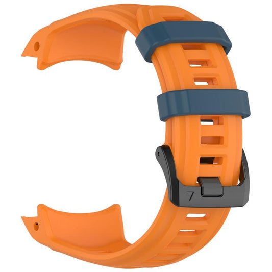 For Garmin Instinct 3 AMOLED 50mm / Solar 50mm xDfind Quick-release Silicone Watch Band(Orange + Blue) by xDfind