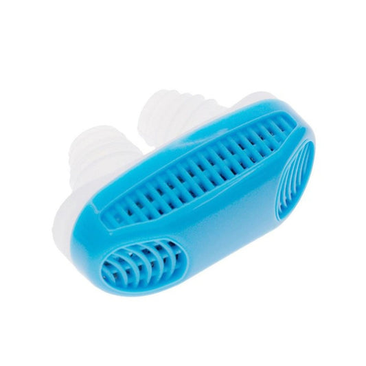 2 in 1 ABS Silicone Anti Snoring Air Purifier (Blue) by bashfashion