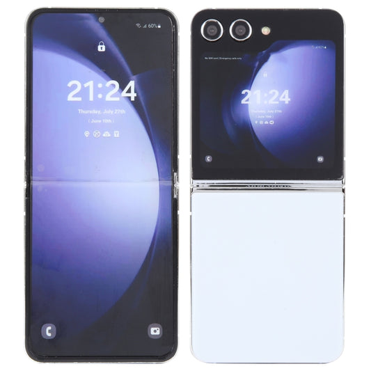 For Samsung Galaxy Z Flip5 Color Screen Non-Working Fake Dummy Display Model (White) by bashfashion