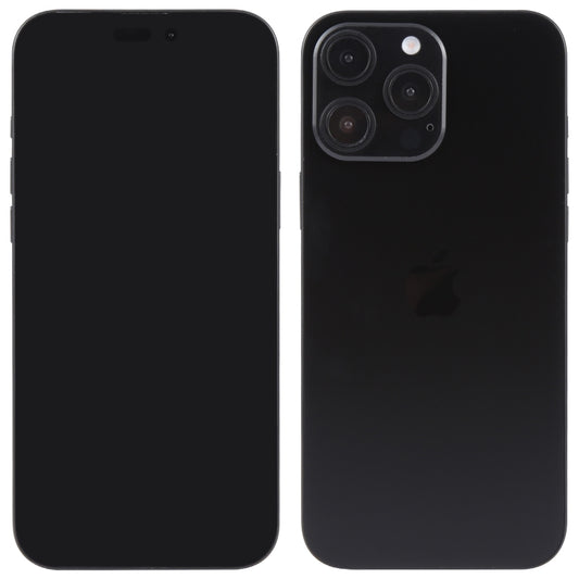 For iPhone 16 Pro Black Screen Non-Working Fake Dummy Display Model (Black) by bashfashion