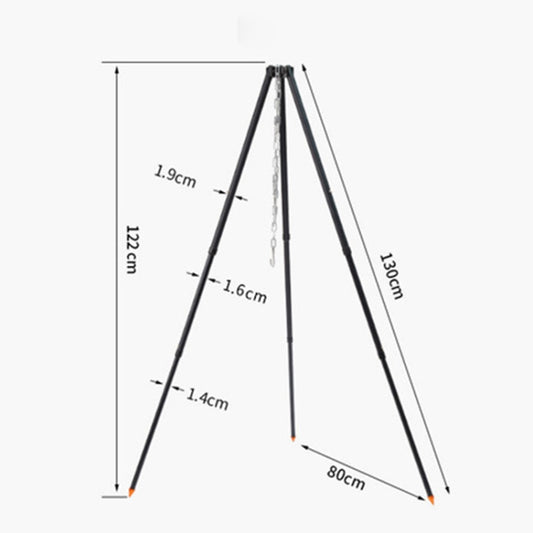 AOTU AT6425 Outdoor Camping Aluminum Alloy Picnic Tripod by AOTU