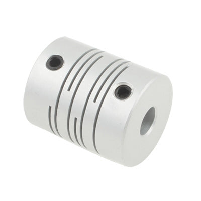 CNC Stepper Motor Flexible Coupling Coupler (6x6mm)(Silver) by bashfashion