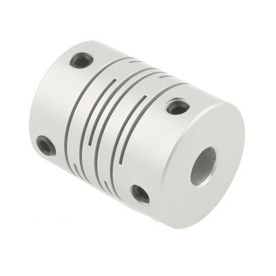 CNC Stepper Motor Flexible Coupling Coupler (6x10mm)(Silver) by bashfashion