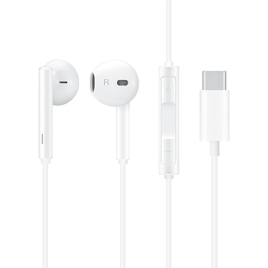 Original Honor AM33 USB-C / Type-C Classic Noise Reduction In-ear Wired Earphone, Support Wire Control & Call by Huawei