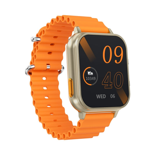 N22 1.96 inch Color Screen Smart Watch,Support Heart Rate Monitoring / Blood Pressure Monitoring / Blood Oxygen Monitoring(Orange) by bashfashion