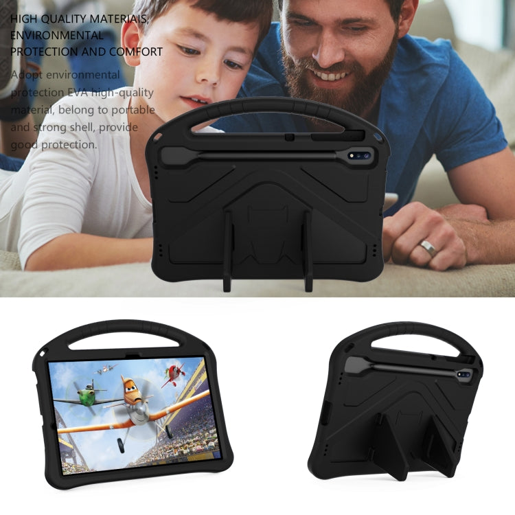 For Samsung Galaxy Tab S10+ 12.4 EVA Shockproof Tablet Case with Holder(Black) by bashfashion