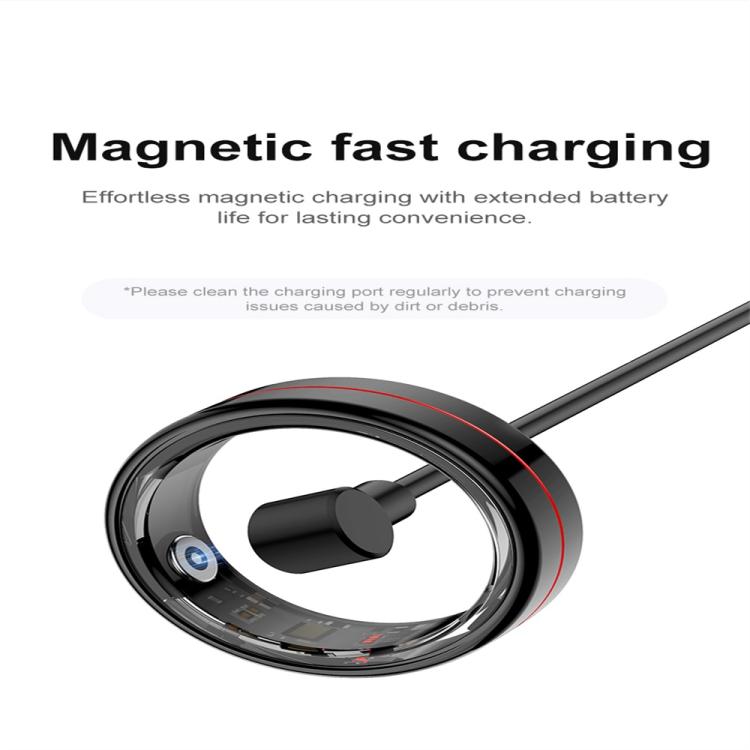 R04 SIZE 9 Smart Ring, Support Heart Rate / Blood Oxygen / Sleep Monitoring / Take Photos(Rose Gold) by bashfashion