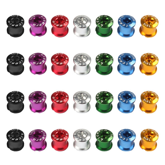 5 PCS Litepro Mountain Bike Bicycle Plate Nail Sprocket Plate Screw Folding Bike Modified Single Plate Nail(Gold) by Litepro