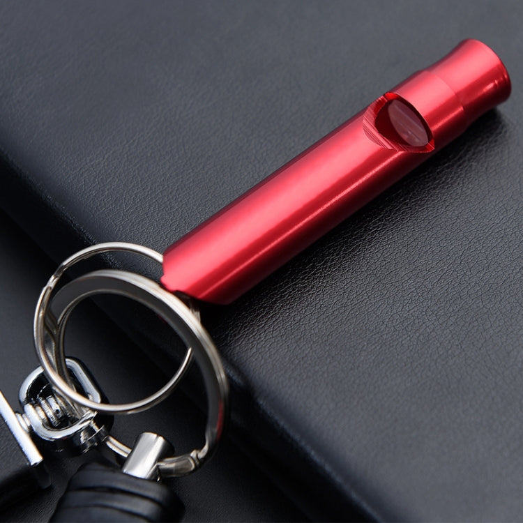 6 PCS Multifunctional Whistle Keychain Men Keyring Pendant(Red) by bashfashion