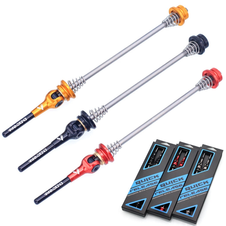 EVERDAWN Mountain Highway Bike Titanium Alloy Axis Quick Removal Rod Front And Rear Rollers Open Flower Drum Fixed Axis Trolley(Red) by bashfashion