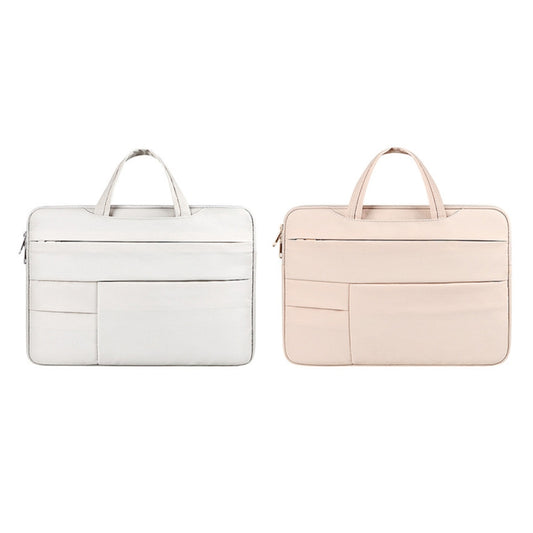 ND05SDZ Waterproof Wearable Laptop Bag, Size: 15.6 inches(Creamy-white) by bashfashion