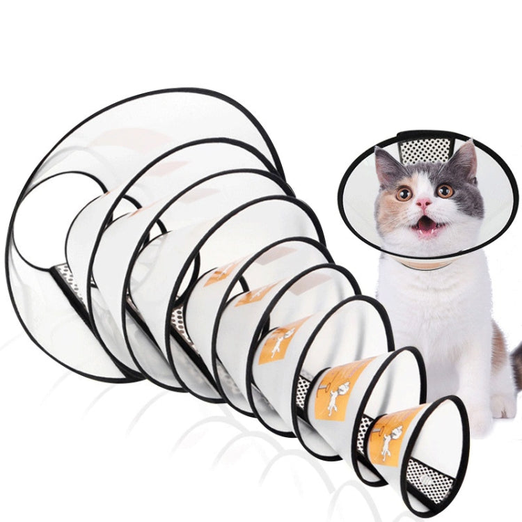 Pet Protective Headgear Cat And Dog Anti-Bite Collar After Cosmetic And Operation, Size: No.7/8cm by bashfashion