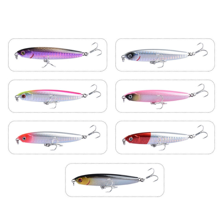 2 PCS CH79 Hard Bait Long Casting Sinking Pencil False Lure, Specification: 10.4cm 18g(3) by bashfashion
