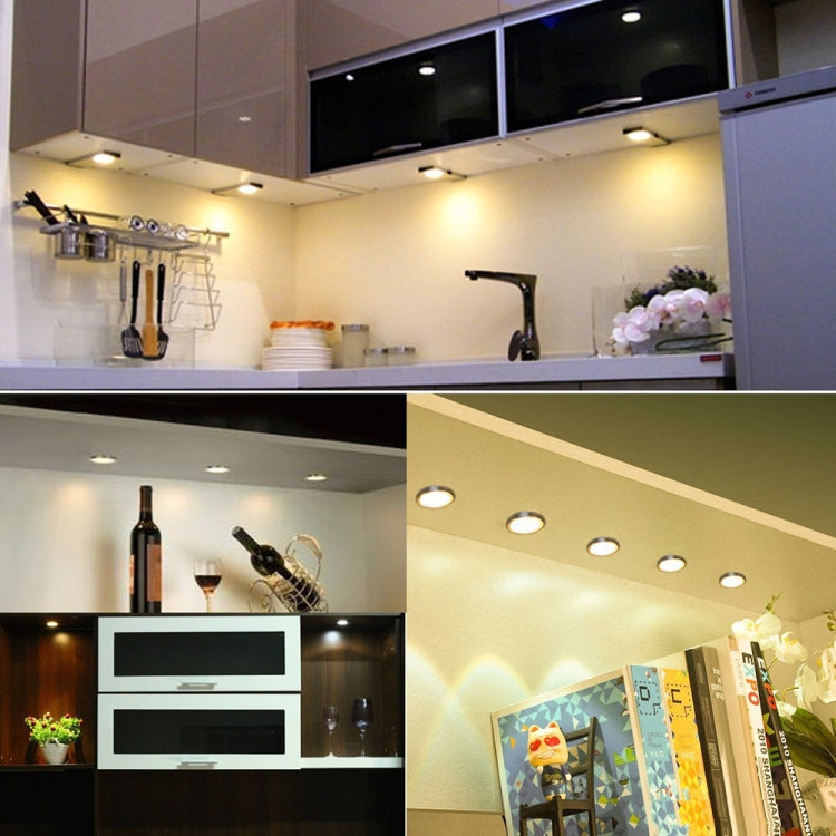 2 PCS 2W DC12V 18LED Cabinet Lights Showcase Lights,Spec: DuPont Terminal-Side Outlet(Warm Light 3000K) by bashfashion