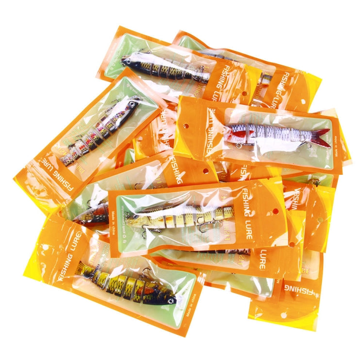 HENGJIA JM063 Multi-Section Fake Bait 8 Section Sinker Lures, Size: 13.4cm 18g(7) by HENGJIA