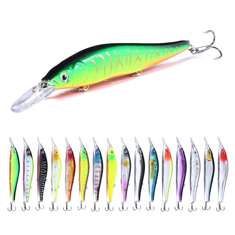 HENGJIA MI135 13.5cm 15.6g Sea Fishing Long-casting Floating Minnow Bionic Lures(8) by HENGJIA