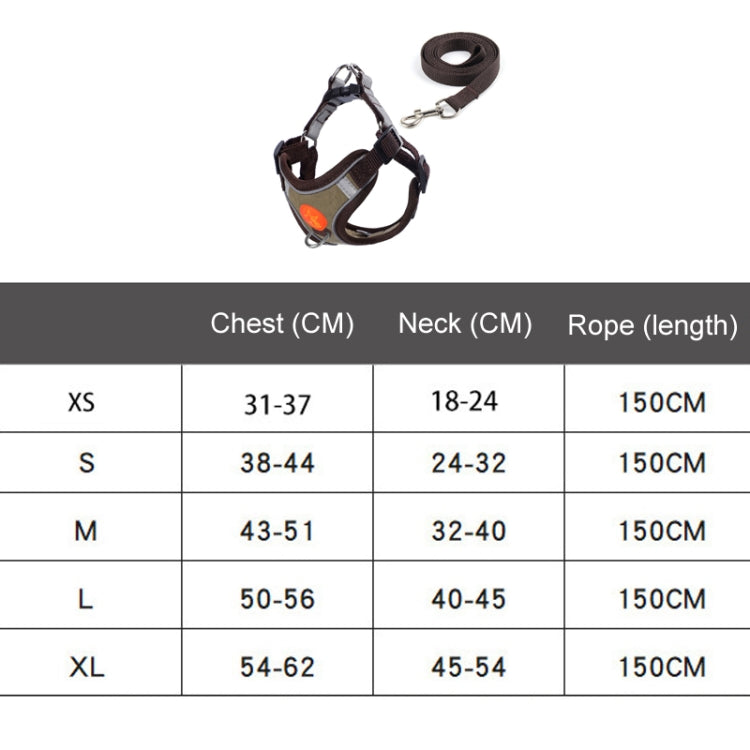 Pet Dog Harness Reflective Anti-break-off Vest-style Leash, Color: Mesh Cyan(M) by bashfashion