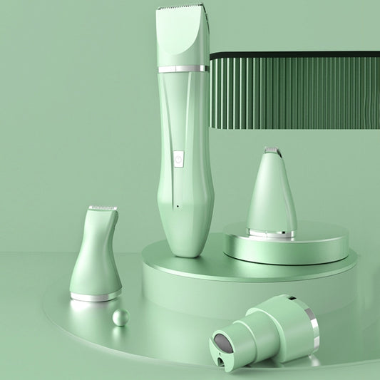 Multifunctional Pet Electric Shaver Cat And Dog Hair Clipper, Color: 2-in-1 Green by bashfashion
