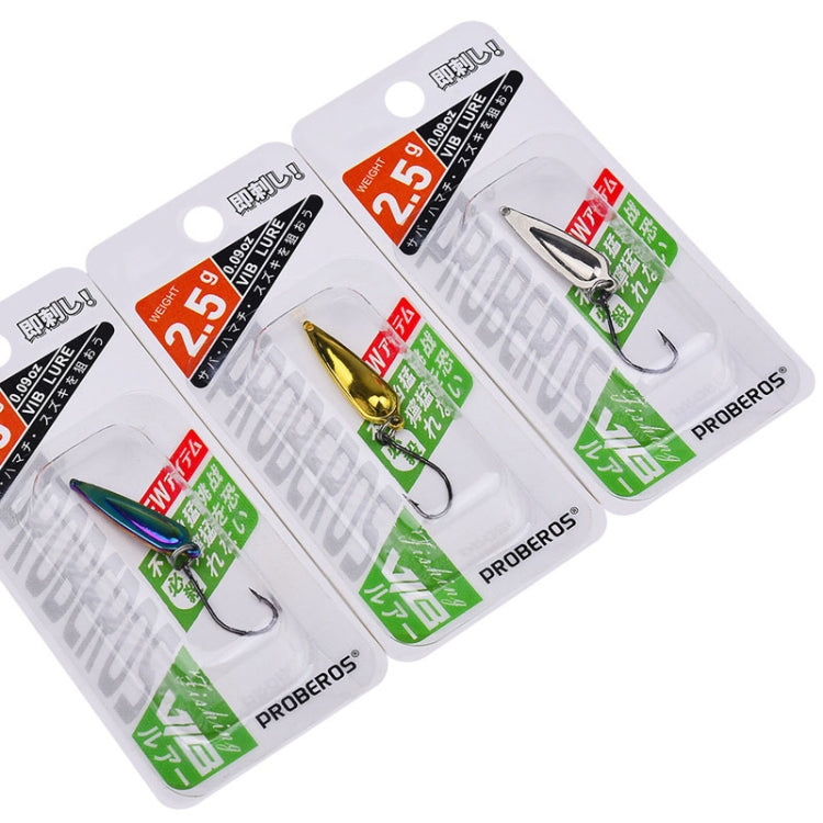 PROBEROS DW602 Long Casting Metal Sequins Lure Moth Sequins Warp Beak Fake Lure, Color: Color A(1.5g) by PROBEROS