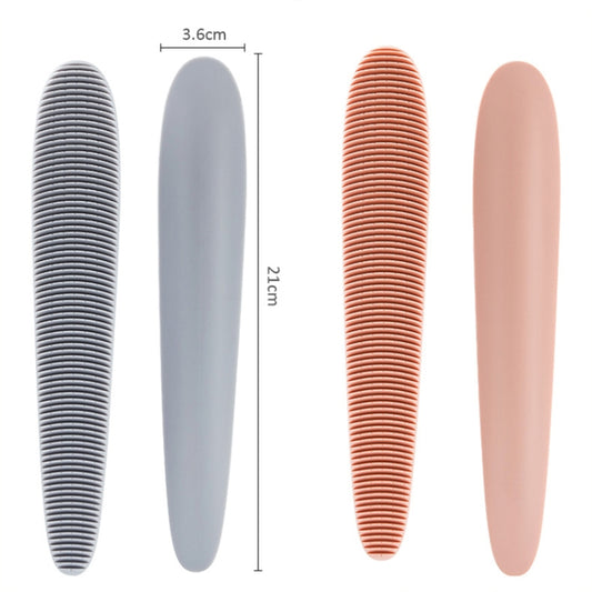 3pcs Cat Tongue Texture Grooming Brush Pet Massage Comb(Grey) by bashfashion