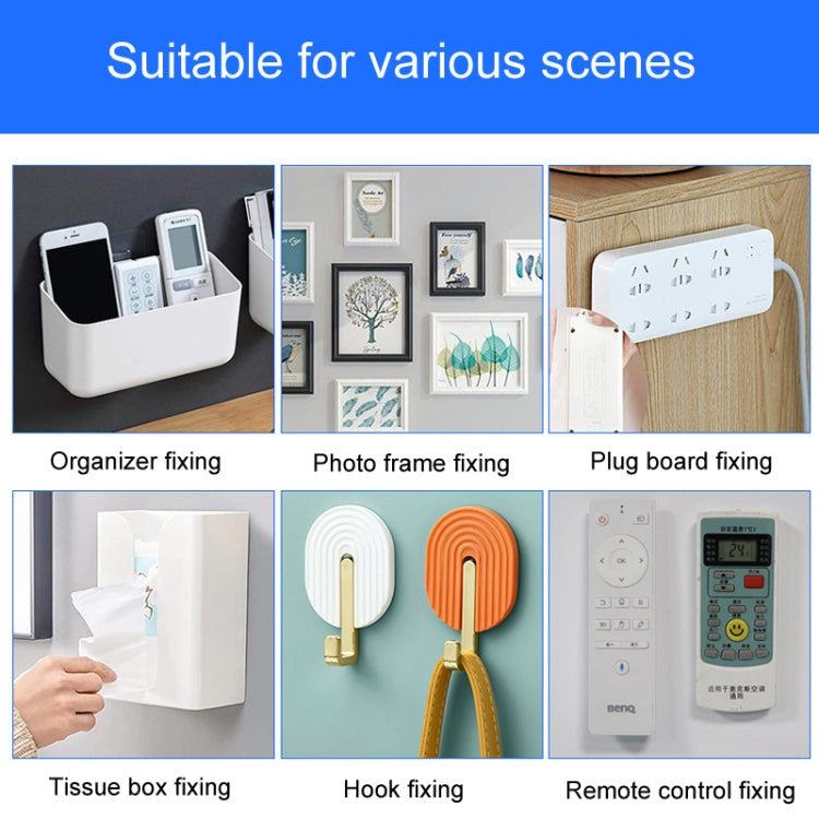 16 x 70mm 12pcs /Pack Strong Stainless Adhesive Removable Sticky Hooks Household Fixing Tearable Backing Stickers by bashfashion