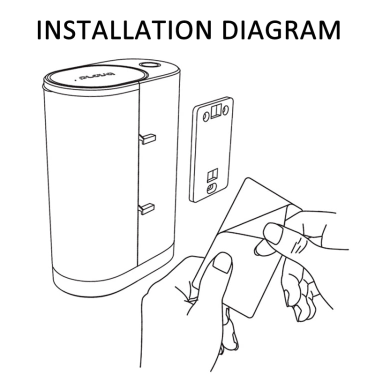 600ml Automatic Mouthwash Dispenser 4 Levels Quantitative with 2 Cups(Navy Blue) by bashfashion