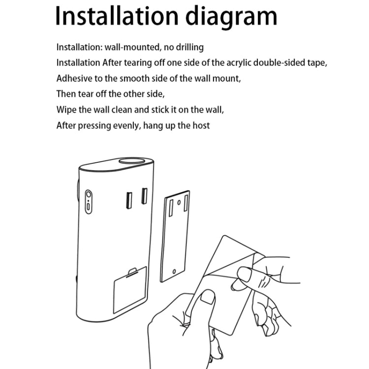 540ml Automatic Mouthwash Dispenser 3 Levels Quantitative with 2 Magnetic Cups(White) by bashfashion