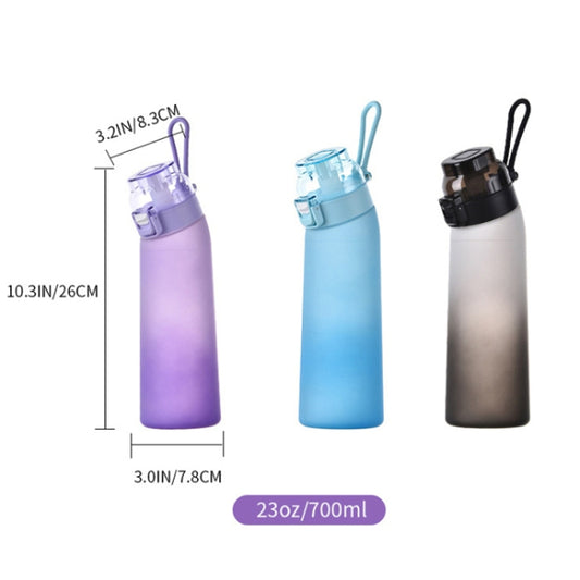 700ml Sports Water Bottle Tritan Portable Leak-proof Water Bottle BPA Free Drinking Cup With Straw(Purple) by bashfashion