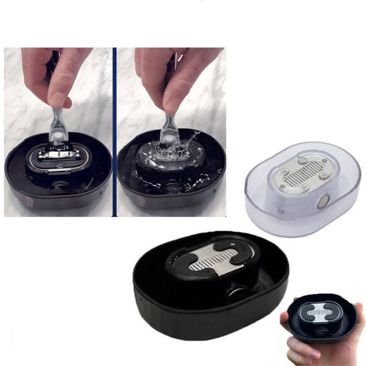 Razor Rinser No Batteries Need Save Water Shaver Cleaner(Black) by bashfashion