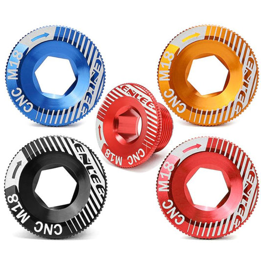 ENLEE Aluminum Bicycle Crank Cover Crank Screws, Color: M18 Gold by ENLEE